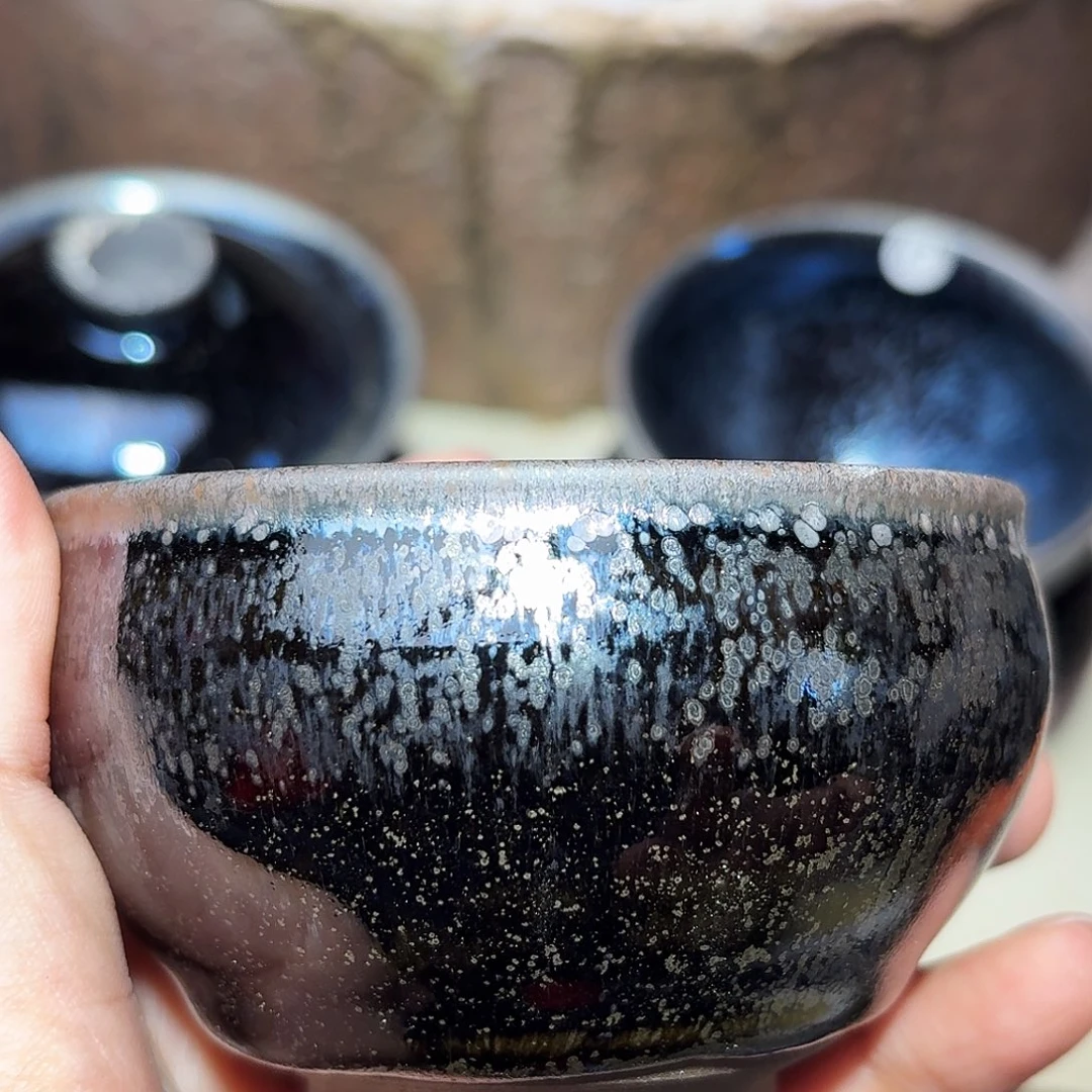 茶盏义兴龙窑建盏195微瑕