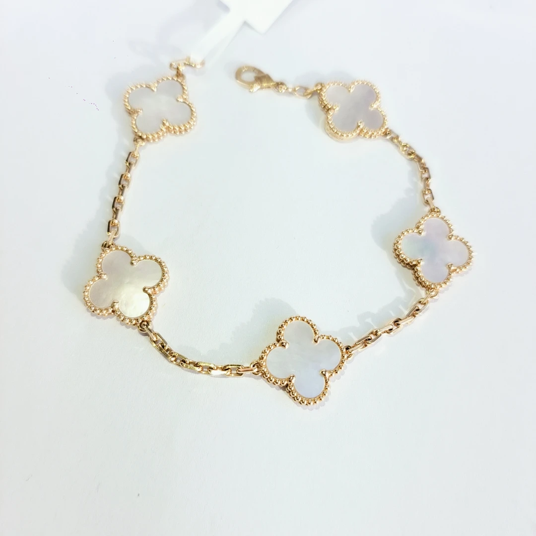 95新 梵克雅宝 安洁利严选四叶幸运系列/SK0131519 手链