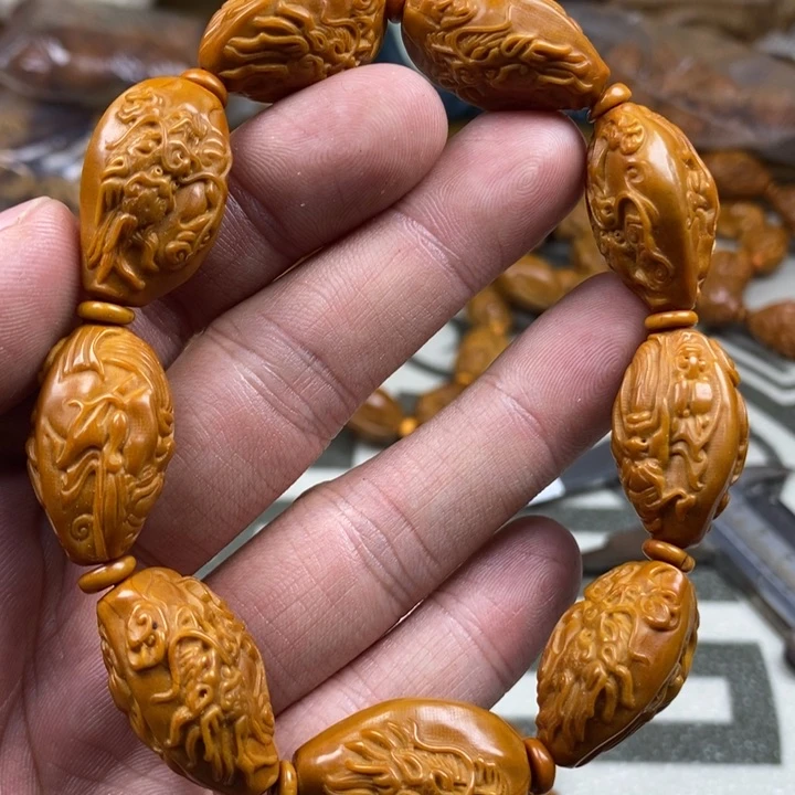橄榄核手串/手链橄榄核雕工艺手串