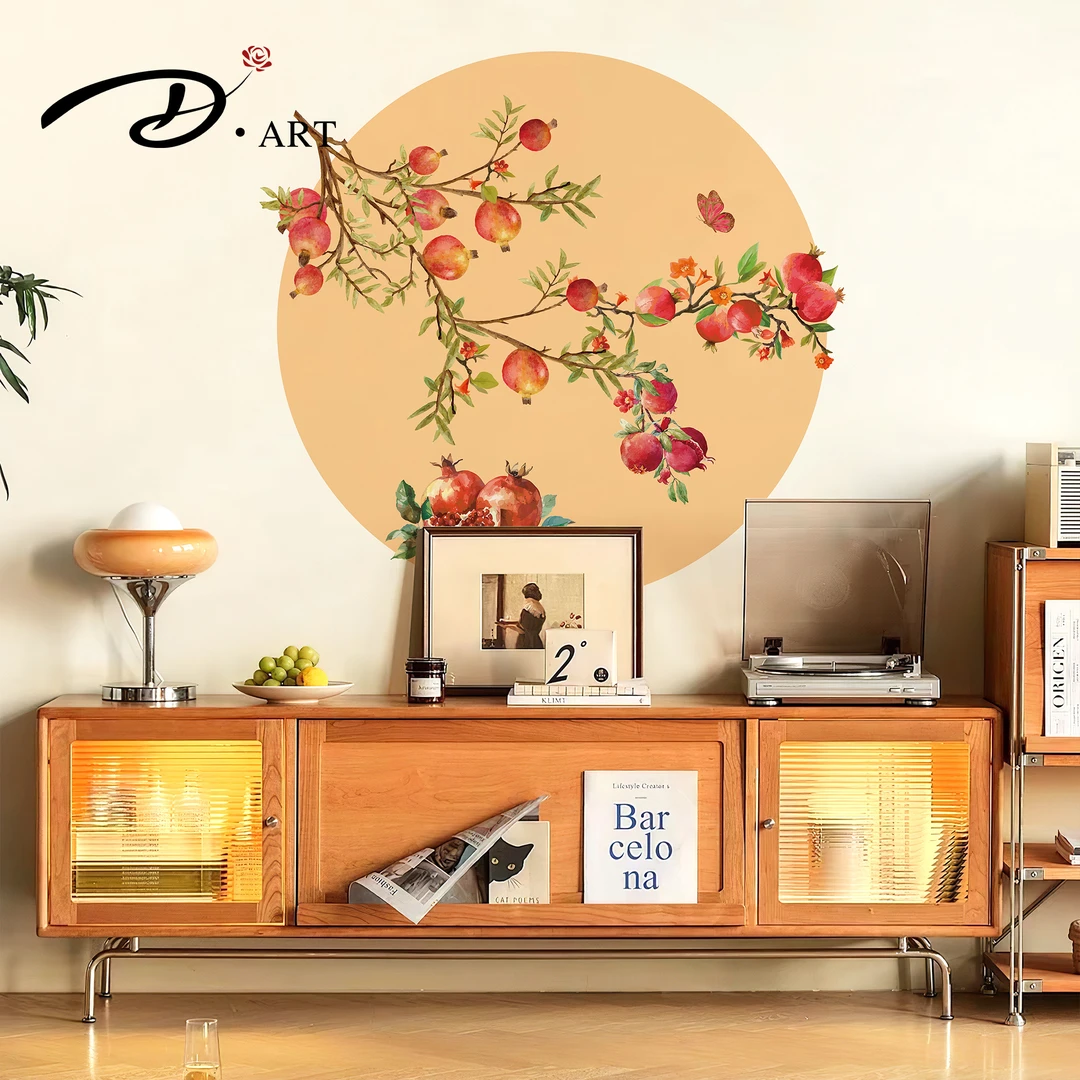 大罗墙贴客厅玄关装饰贴纸背景墙贴纸自粘墙面新款