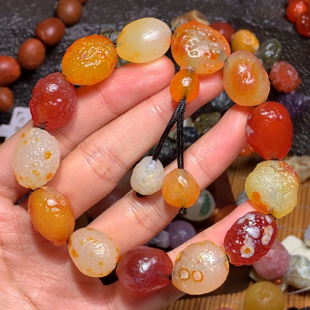 未镶嵌玛瑙/玉髓珠宝半成品