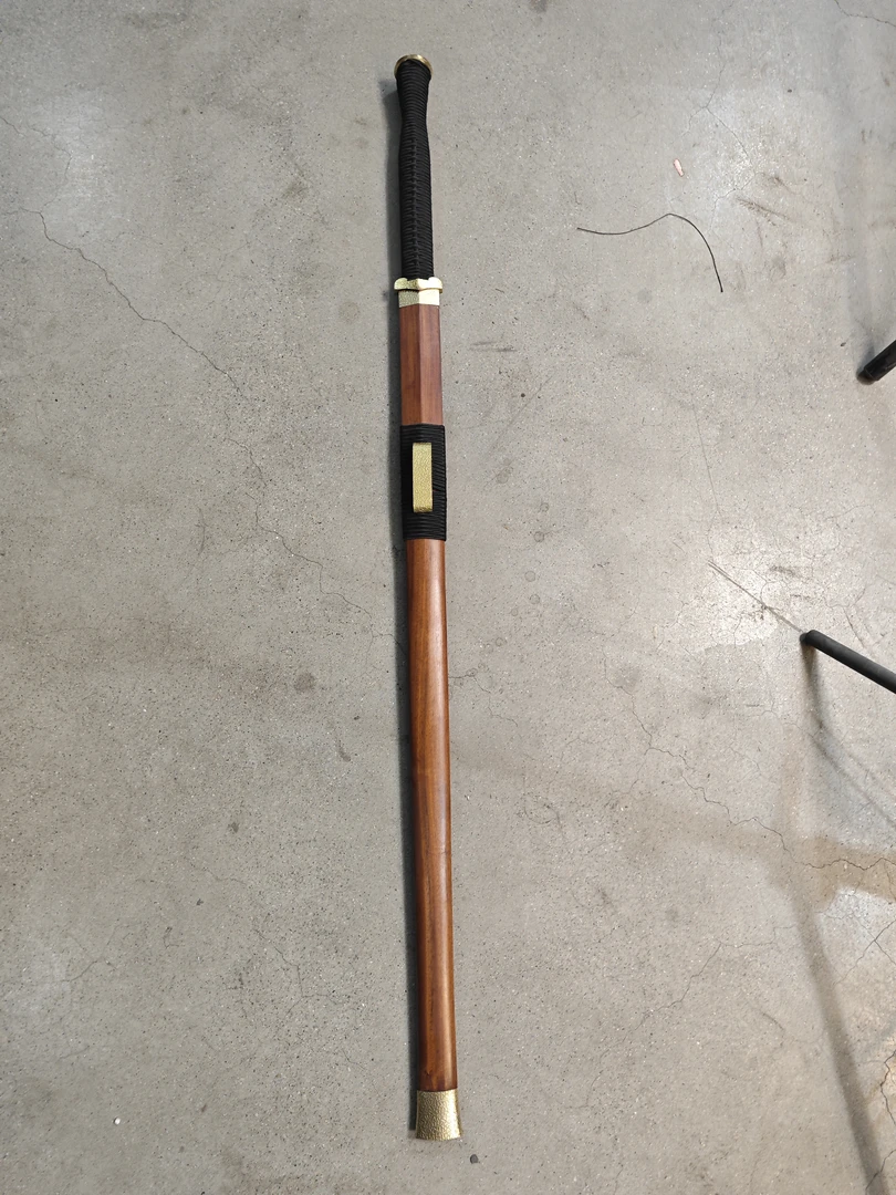 瓦面百炼花纹钢汉剑-龙泉宝剑-未开刃