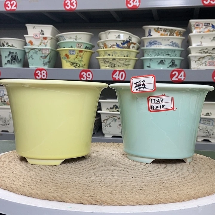 紫砂紫砂花盆5255