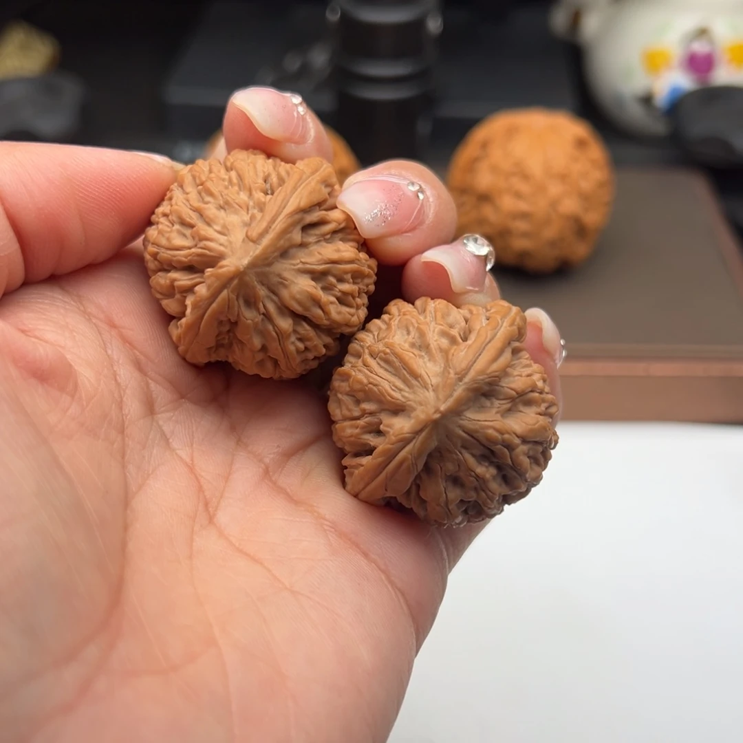 文玩核桃把件莲花35