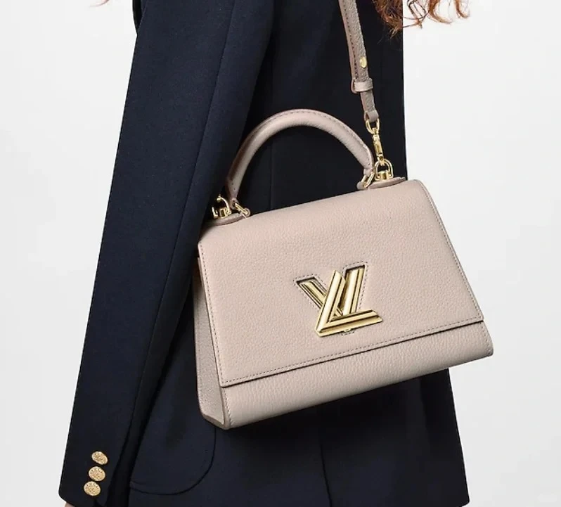 99新 LouisVuitton/路易威登 twist 手提灰褐色/99新/优选