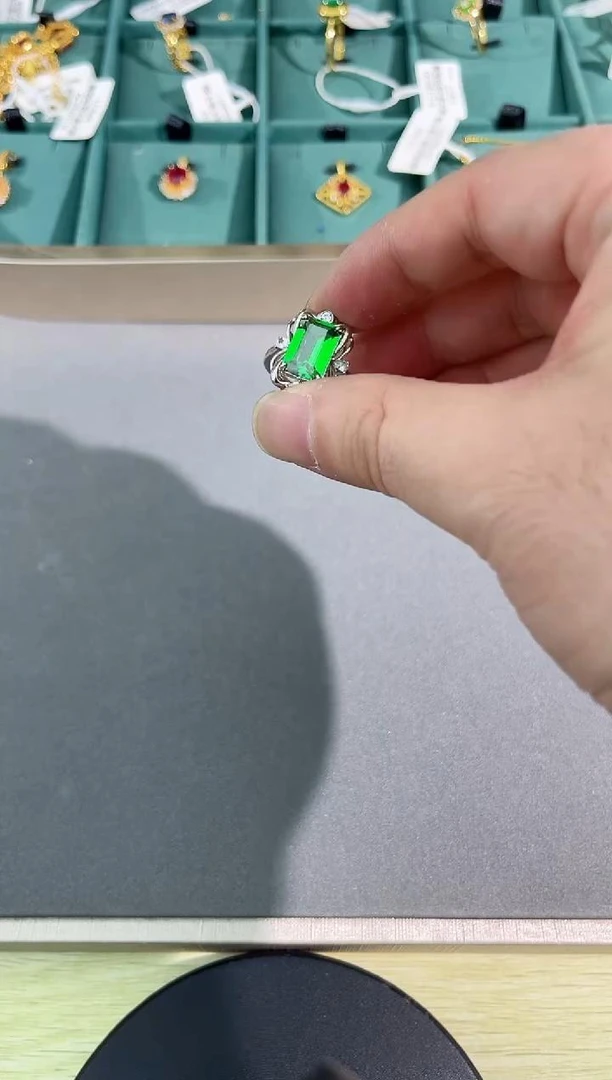 925银绿碧戒指A0010-1