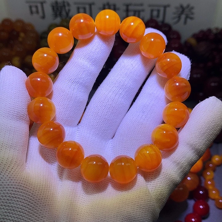 手串/手链松木1.3 琥珀木包浆高货