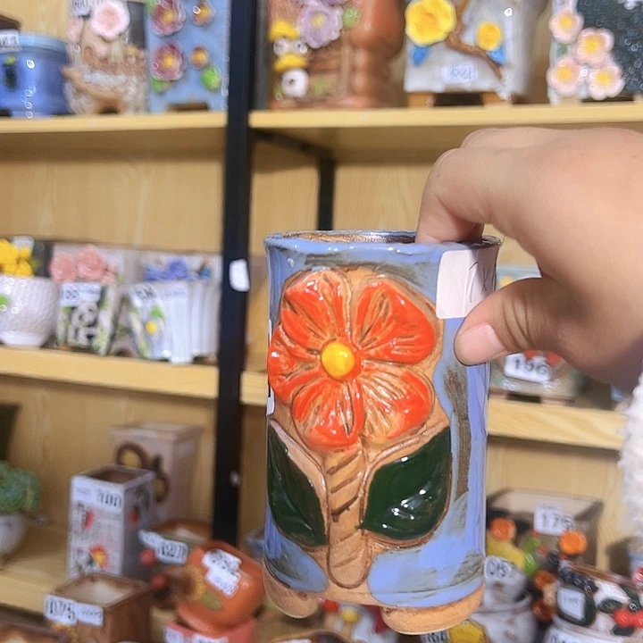陶瓷多肉花盆满15包邮
