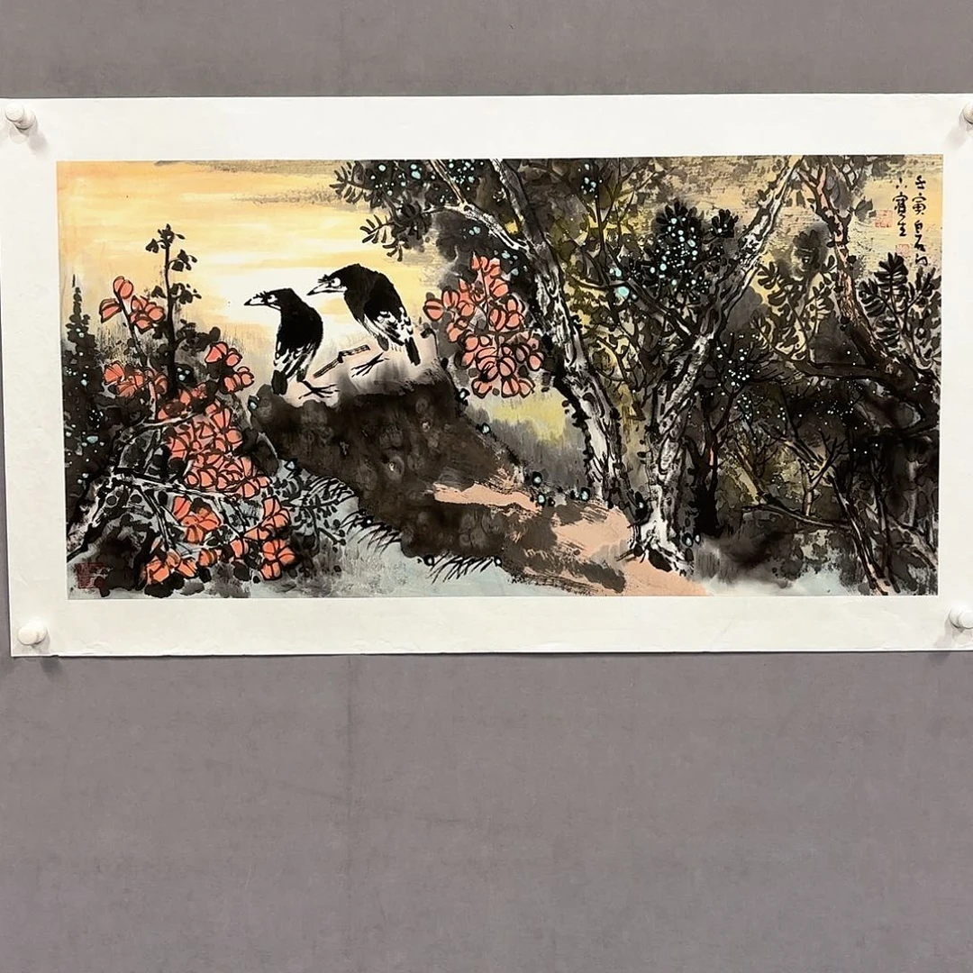 国画国画纯手绘作品请放心去藏