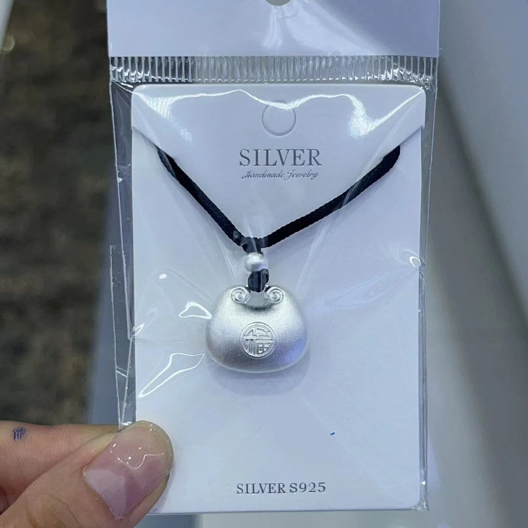 吊坠足银 足银小胖福吊坠 26