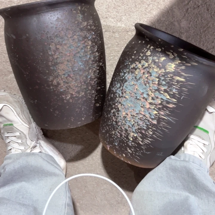 紫砂花盆口径20高度25小瑕疵
