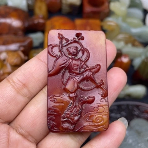 和田玉未镶嵌颈饰60