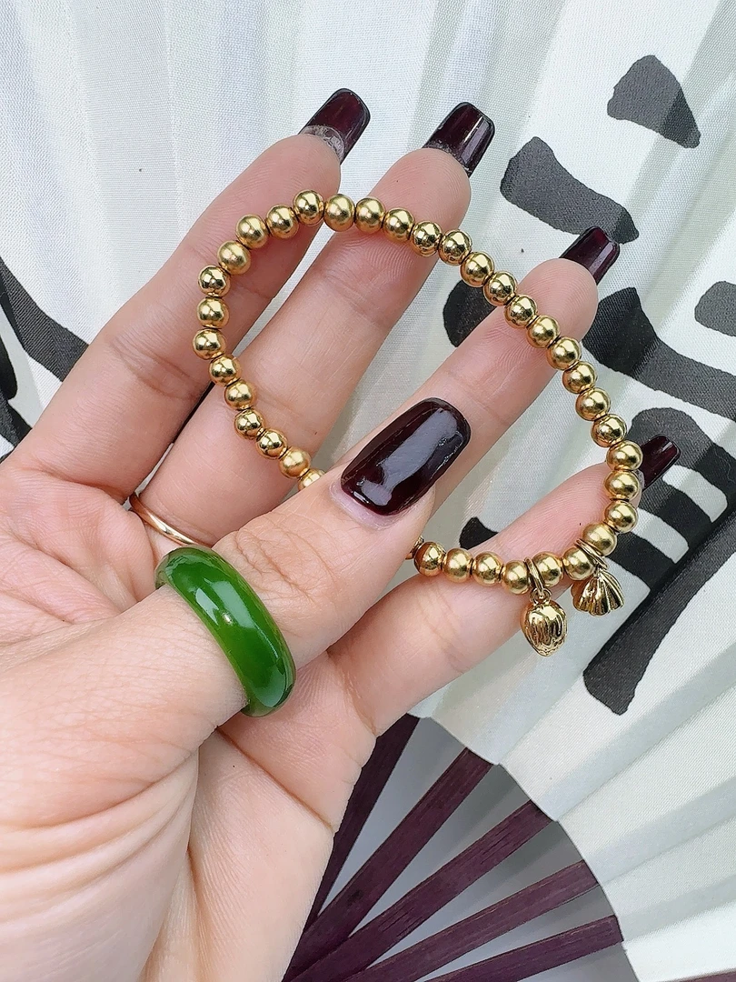 水贝不二莲蓬两世欢手链