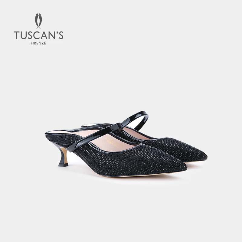TUSCANS时代时尚中跟水钻轻奢夏季新款女鞋