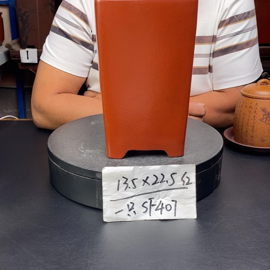 紫砂花盆货号一只SF407