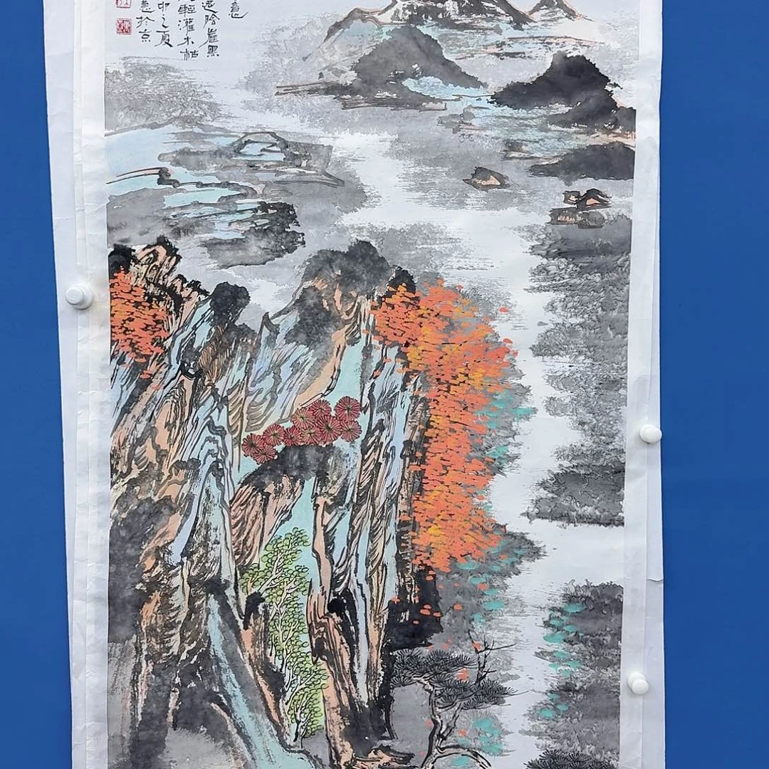 国画多次参加国内外重大