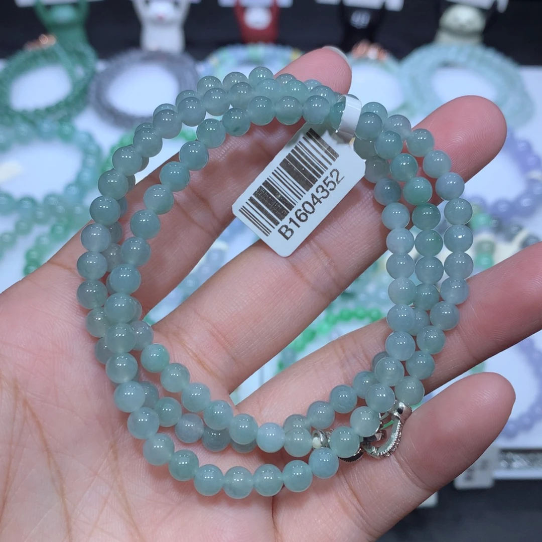 翡翠未镶嵌手串天然