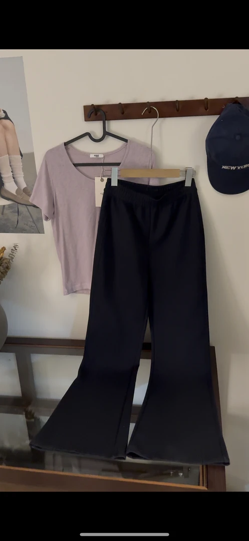 （lulu 同款显瘦神裤）春夏款长裤微喇神裤遮肉遮腿粗