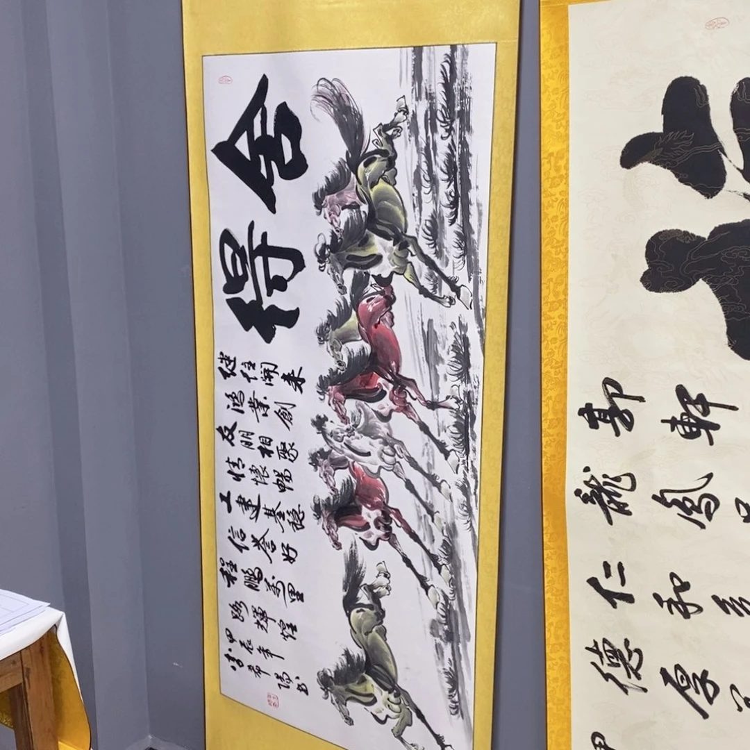 国画u****n李希阳老师现场创作