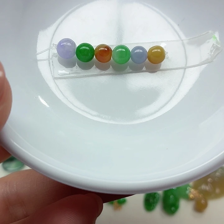 翡翠未镶嵌手链天然缅甸翡翠A货卡5十