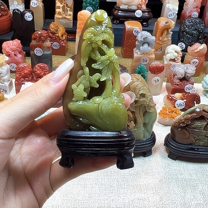 寿山石印石寿山石雕刻