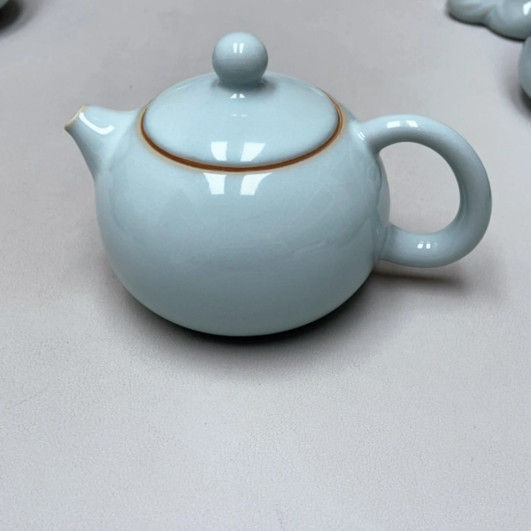 瓷微瑕西施壶无礼盒