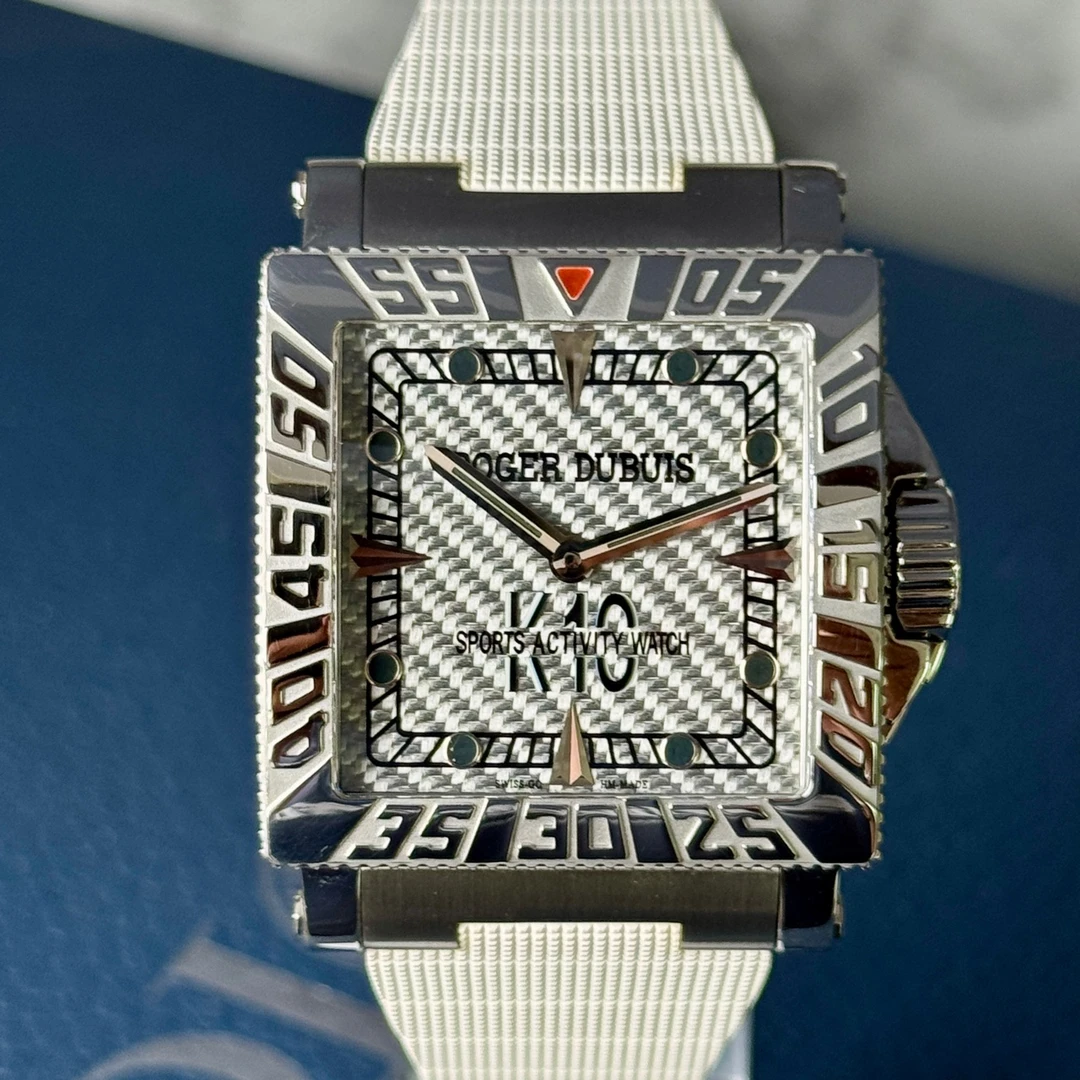 95新 ROGER DUBUIS/罗杰杜彼 碳纤维编织表盘/限量888块第197块