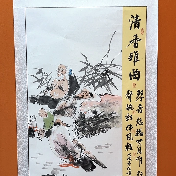 国画书法作品多次参加