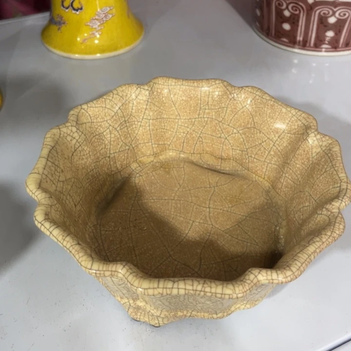 陶土哥窑洗子一个