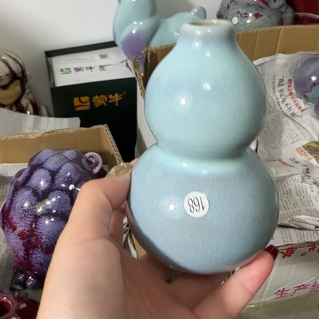 摆件陶郑家钧窑摆件