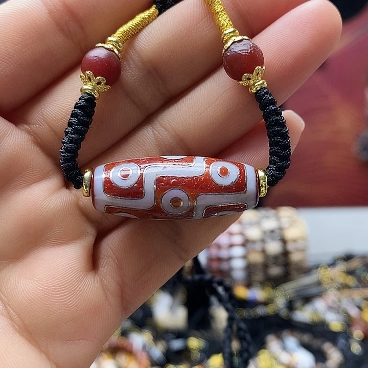 玛瑙/玉髓（覆膜）合金颈饰
