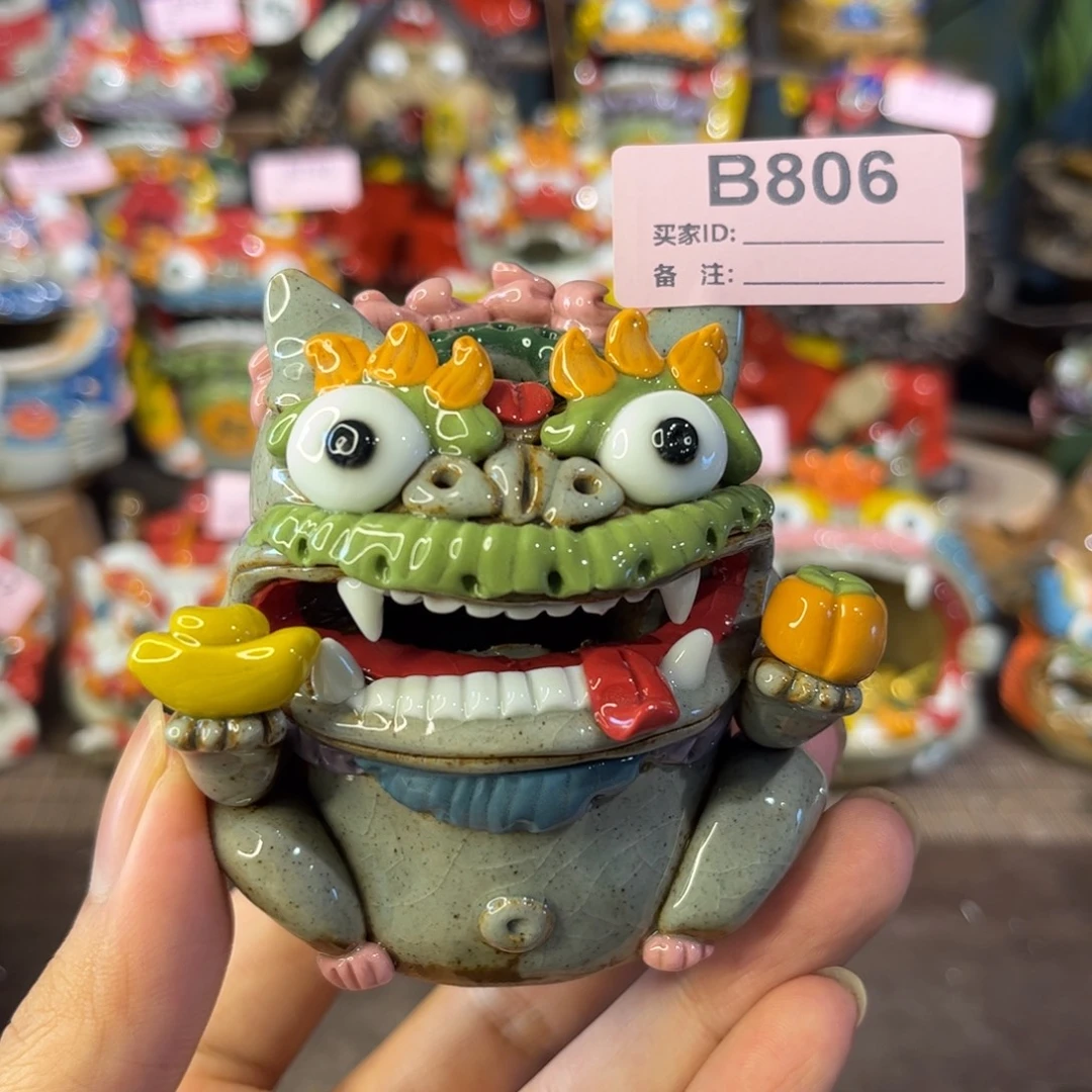 泥塑纯手工茶宠摆件