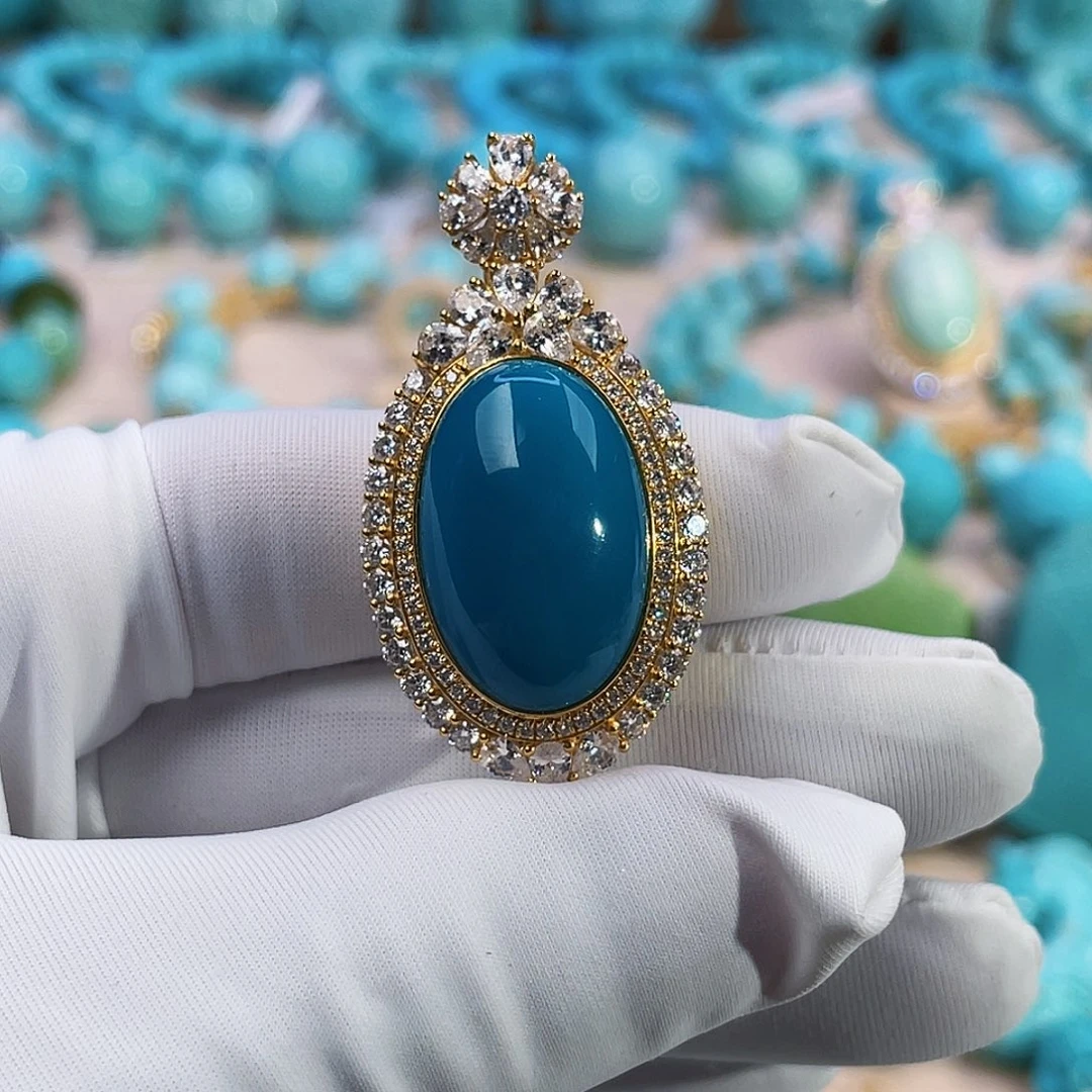 绿松石珠宝奇石未镶嵌