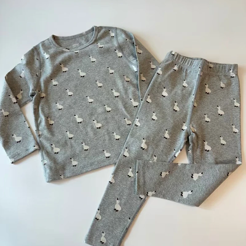 Q2886#WYSL-N5669红格家居服品牌童装