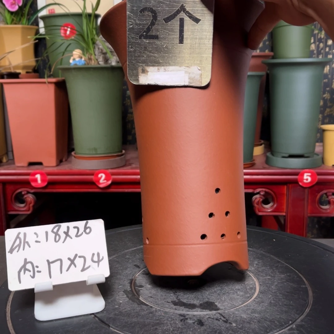 紫砂花盆紫砂花盆