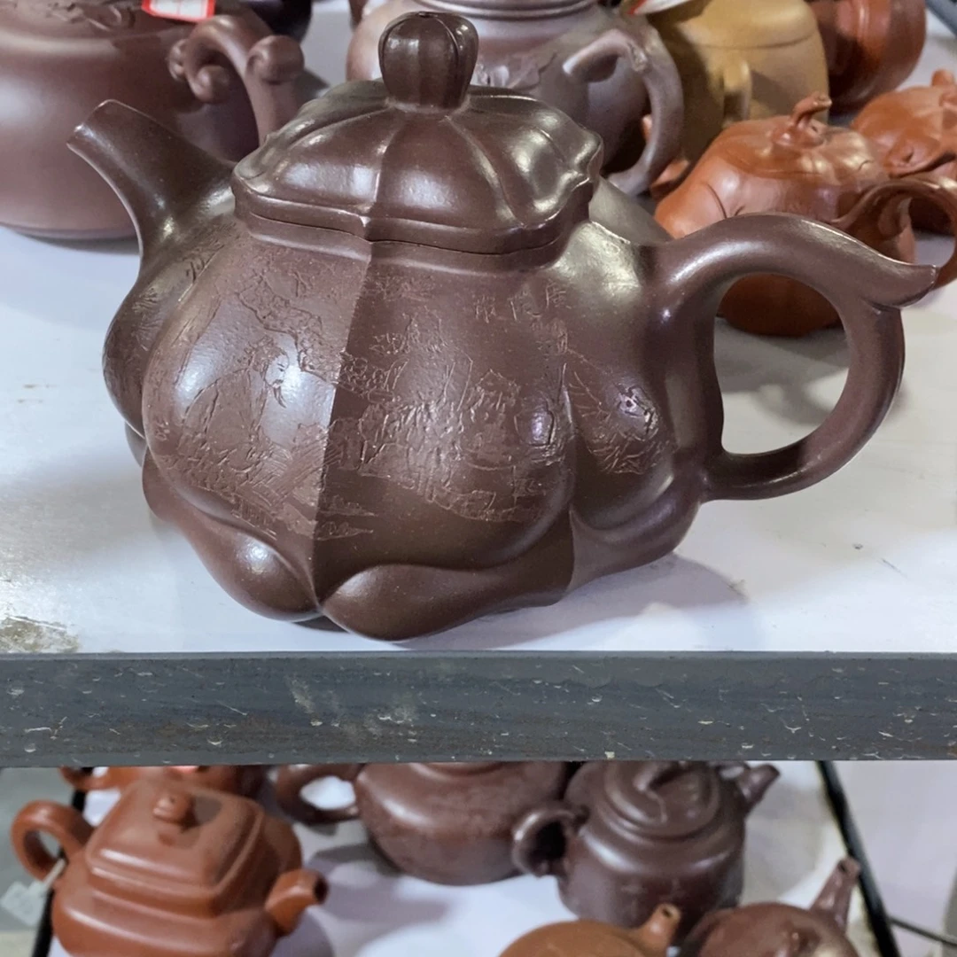紫砂茶壶原矿手工203