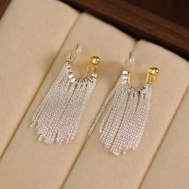 铜合金耳饰 S222手工气质个性简约轻奢时尚百搭复古古风长款精致