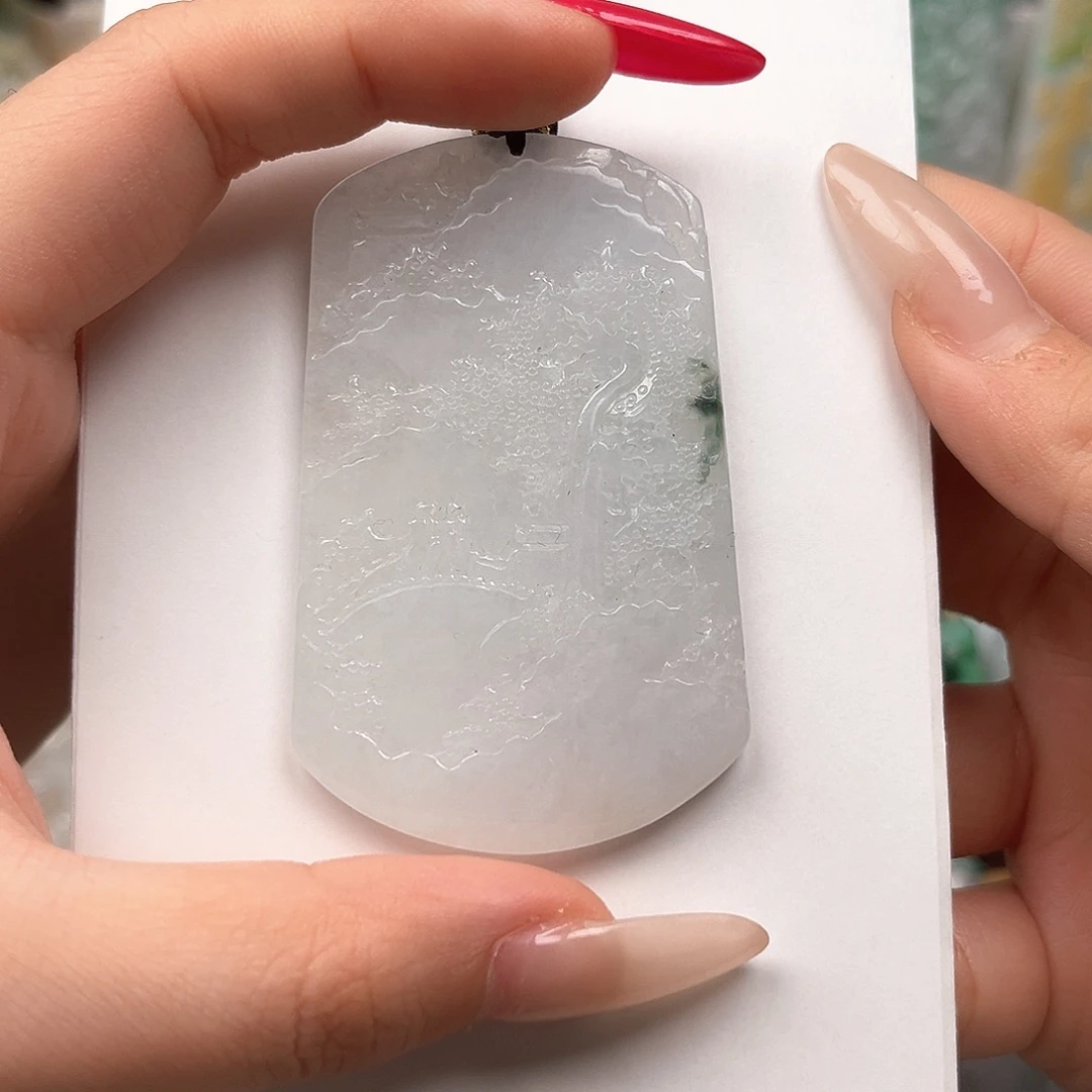 烽***火翡翠未镶嵌颈饰翡翠