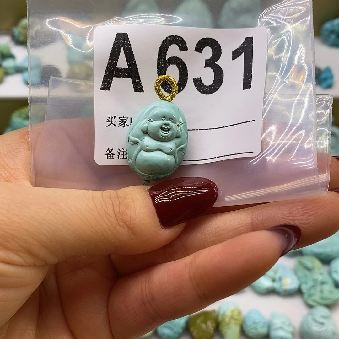 未镶嵌绿松石绿松石配饰定制