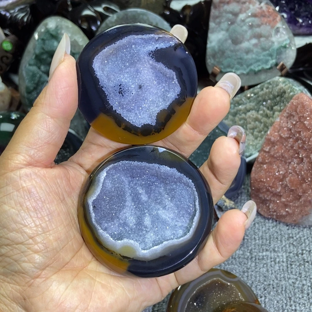 摆件紫晶未镶嵌水晶