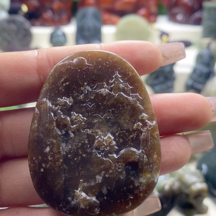 和田玉颈饰未镶嵌