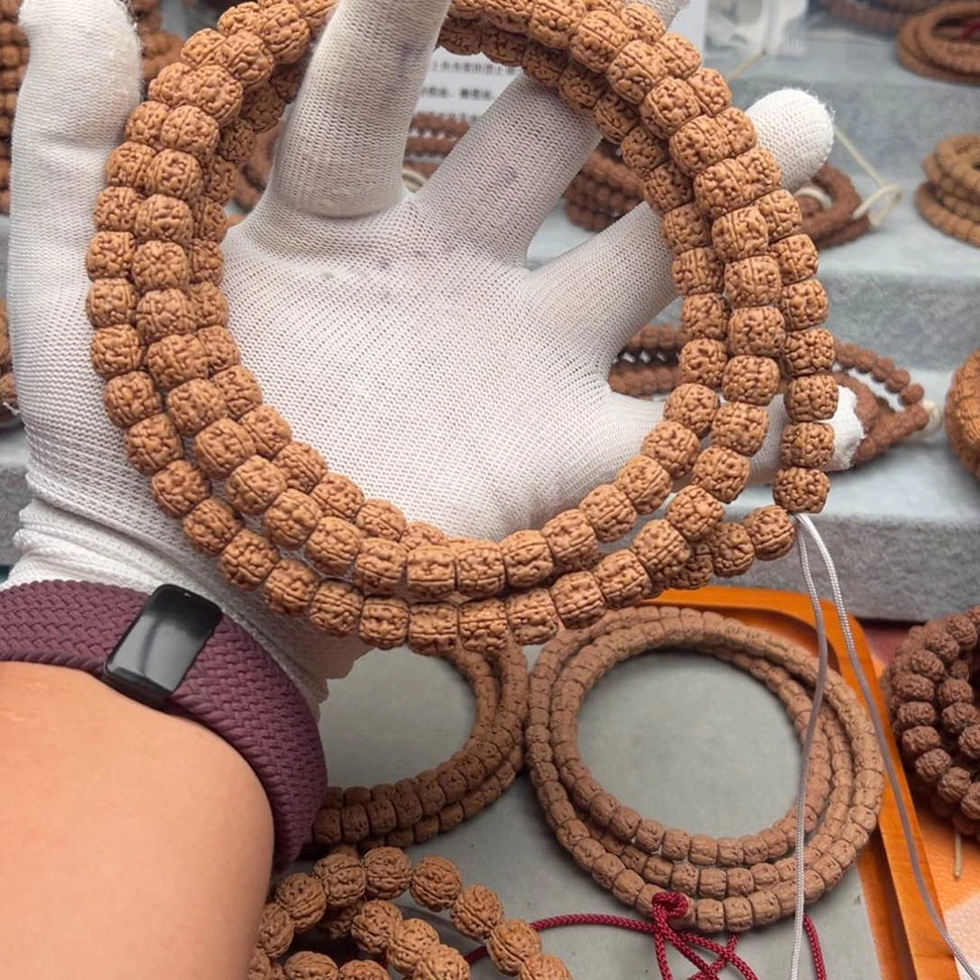 金刚菩提吊坠墨**昊藏式龙切二代盘龙纹