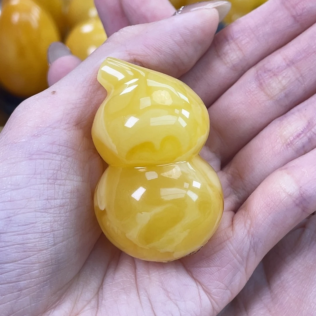 钰***童琥珀未镶嵌珠宝奇石琥珀蜜蜡J11