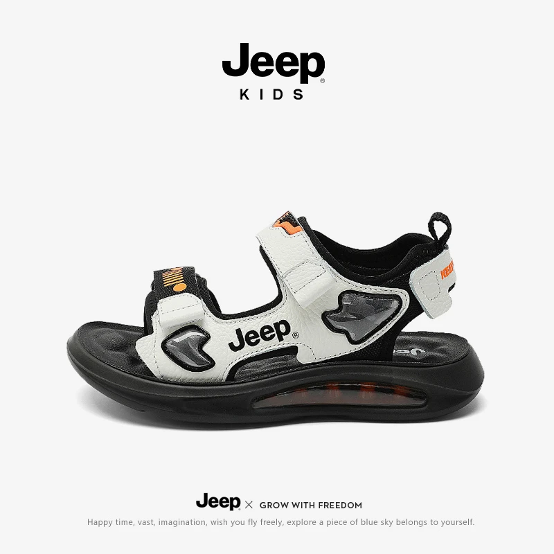 【断码清仓】jeep儿童凉鞋男童夏季户外速干溯溪鞋女童防滑软底沙滩