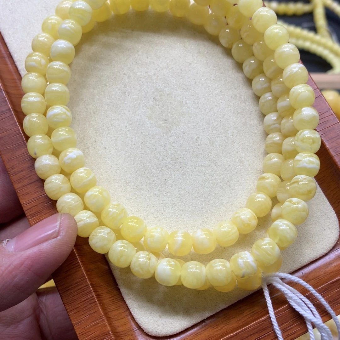 蜜蜡未镶嵌手链蜜蜡