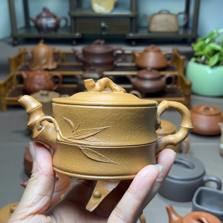 茶壶紫砂手工制作原矿紫砂