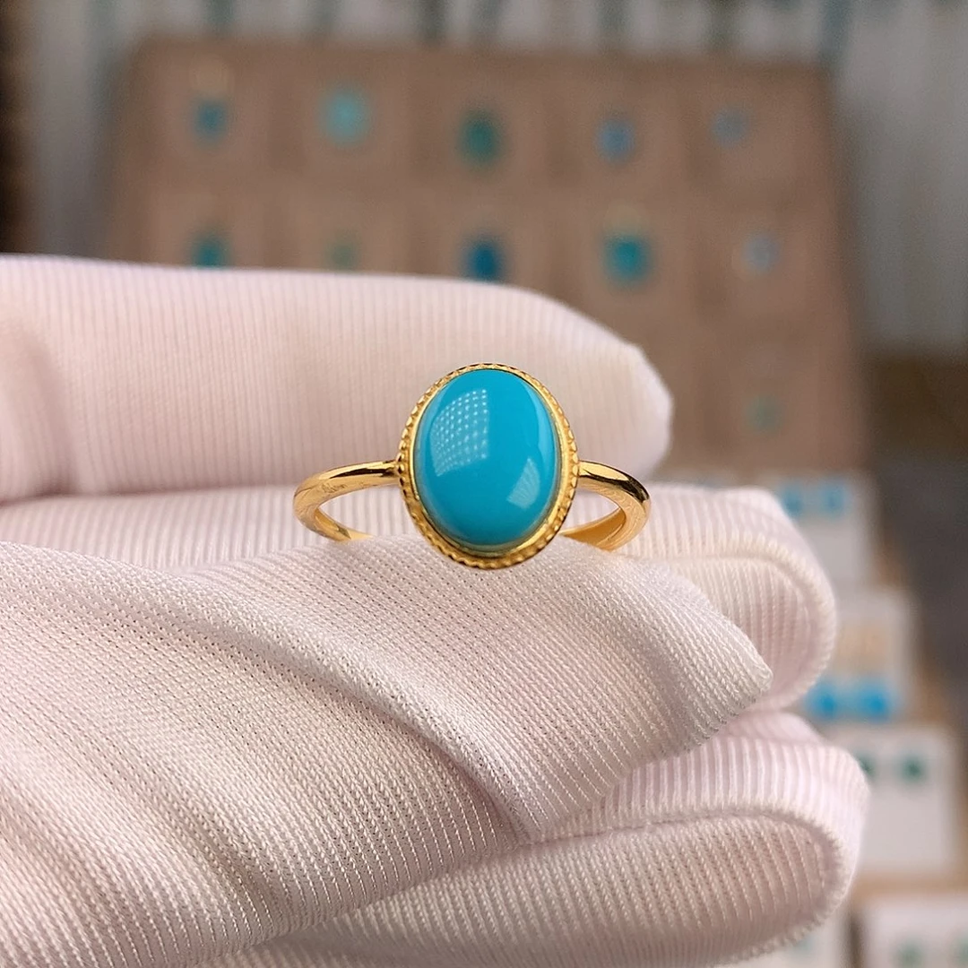 绿松石未镶嵌戒指