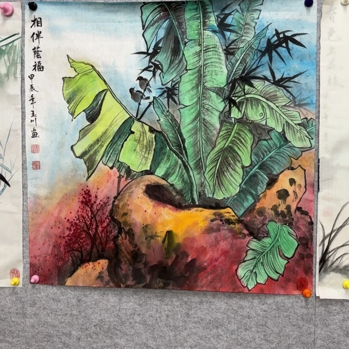 国画花鸟等多种鸟类和鸟类为69.69
