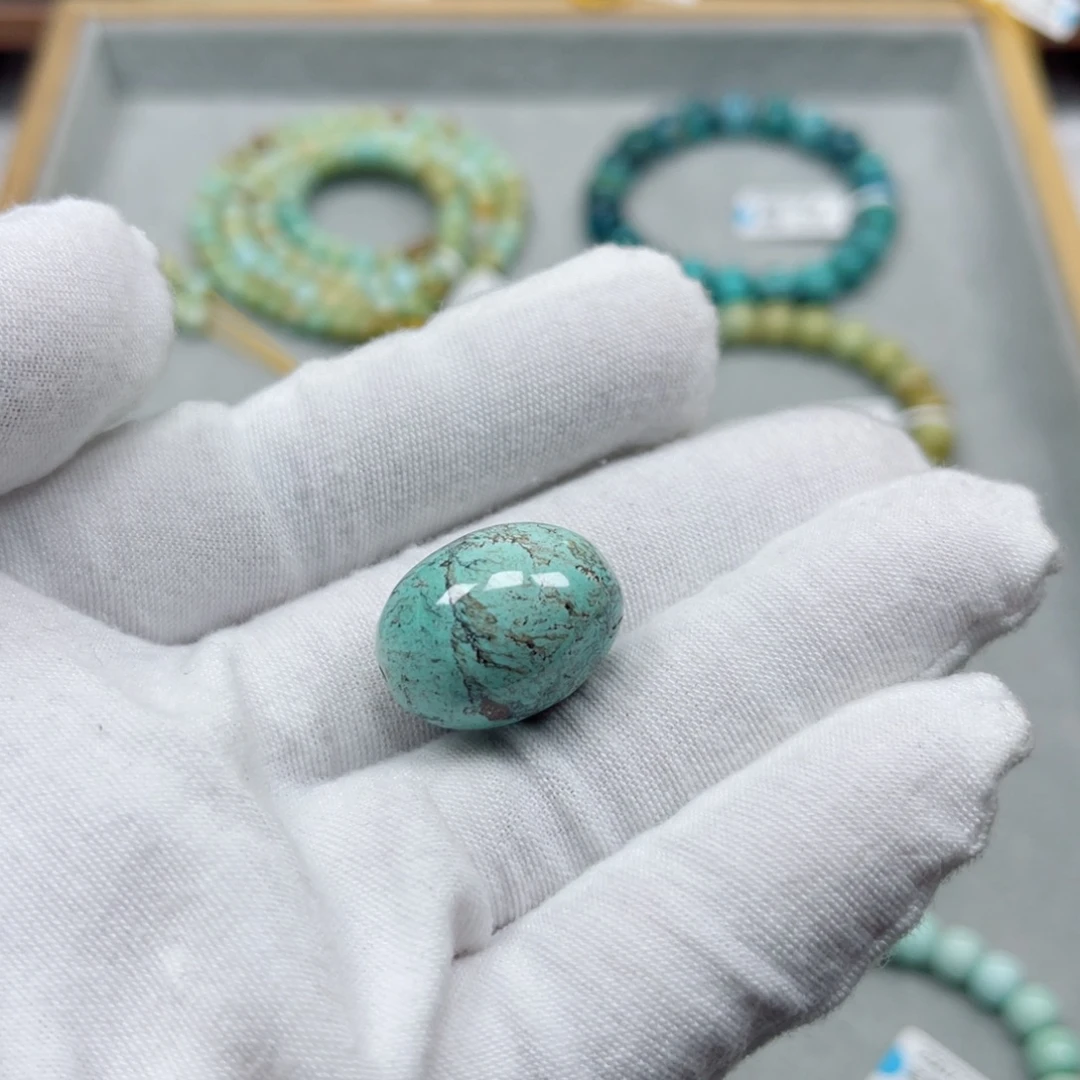 绿松石未镶嵌挂件