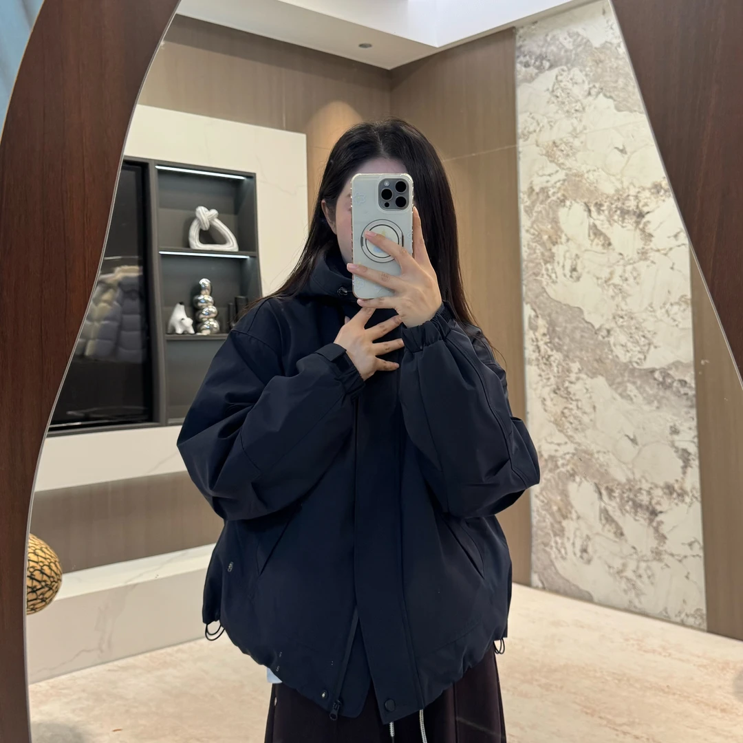 宿慕SUMU舒适连帽90白鸭绒外套女10-9新款韩版休闲冲锋羽绒服8807